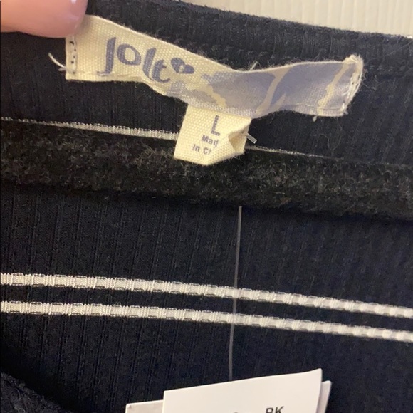 Navy striped jumpsuit! - Picture 2 of 3